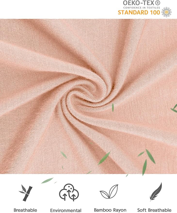 Jimonda Bamboo Baby Pajamas,Unisex Boys Girls One-Piece Footies,Long Sleeve Sleepers 2-Way Zip closure Romper