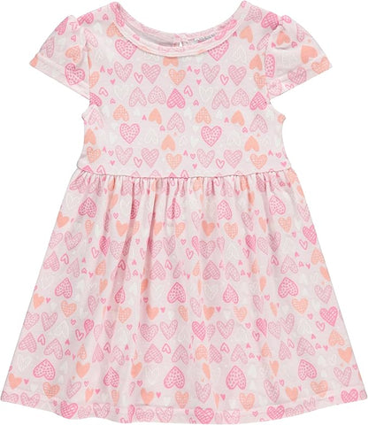 Cudlie 2-Pack Baby Girls’ Dresses – Adorable Prints and Everyday Value - 0-3M to 24M