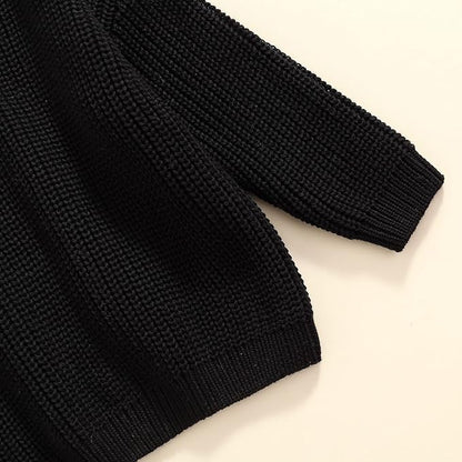 Newborn Baby Boy Girl Knit Sweater Long Sleeve Solid Winter Warm Sweatshirt Top Outfit Infant Toddler Fall Clothes