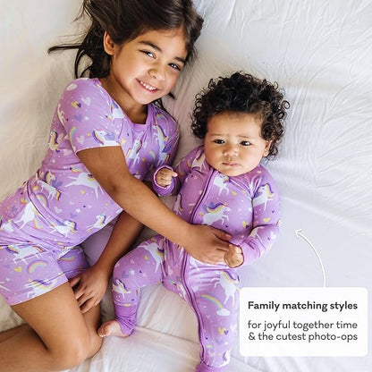 Little Sleepies Pajamas for Baby Boys & Girls, Viscose from Bamboo Baby Pajamas, Preemie & Newborn Sleepers, 2-Way Zipper PJs