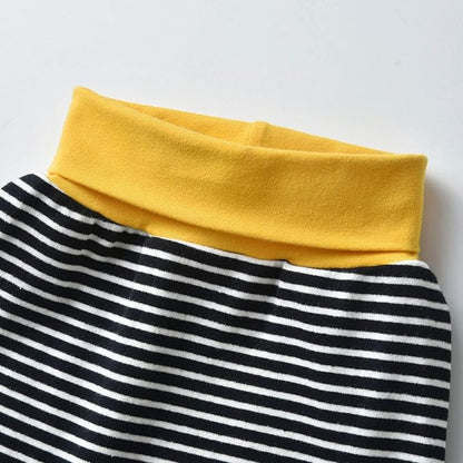 Toddler Infant Baby Boy Clothes Striped Long Sleeve Hoodie Tops Sweatsuit Pants Outfit Set