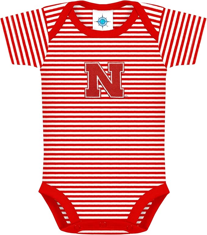 Creative Knitwear College Baby NCAA Infant Striped Bodysuit