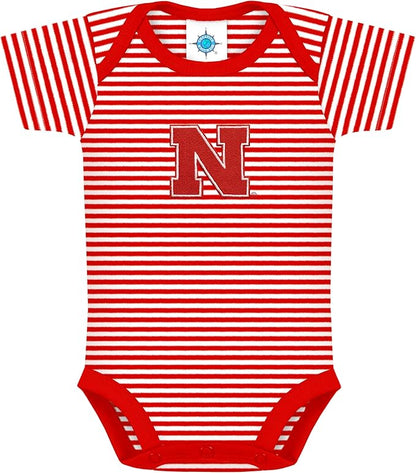 Creative Knitwear College Baby NCAA Infant Striped Bodysuit