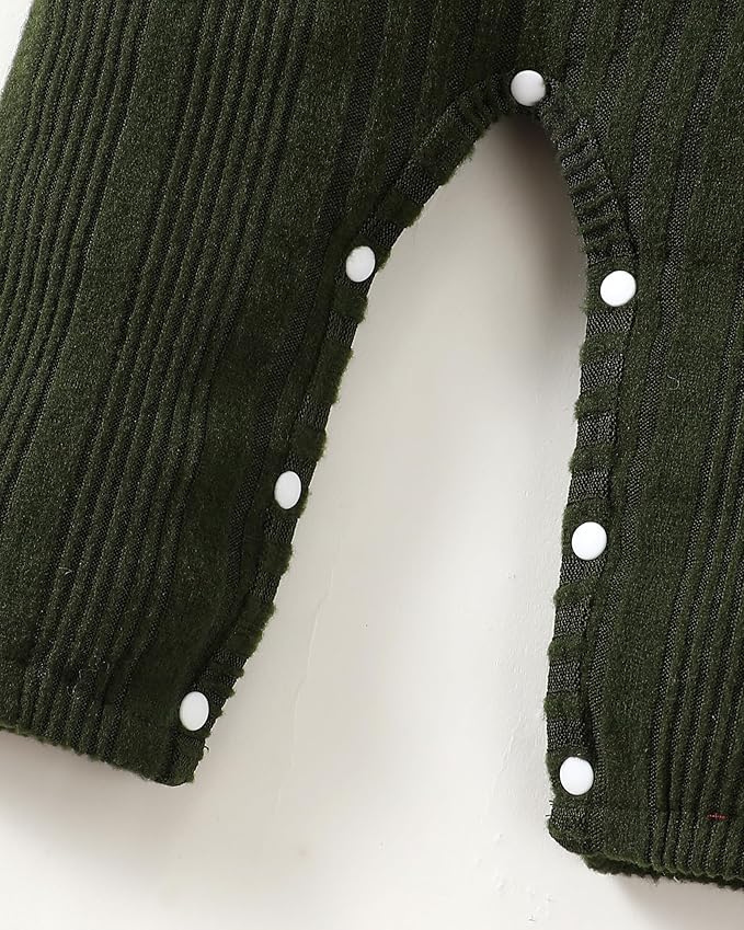 Infant Baby Girl Clothes Newborn Girl Romper Fall Winter Outfit Ruffle Long Sleeve Jumpsuit Romper Cute Baby Girl Outfit