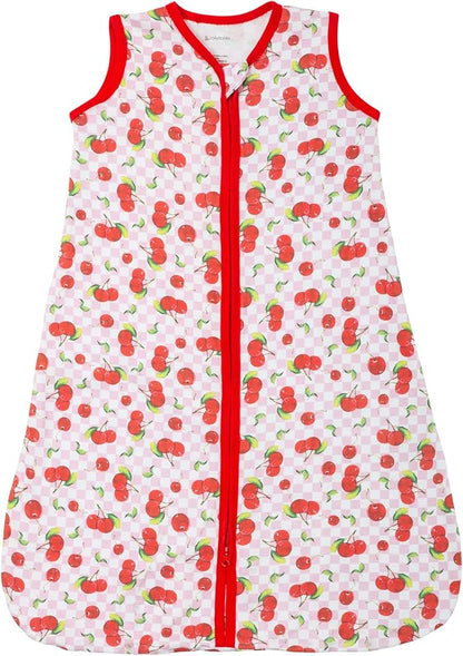 LollyBanks Sleep Sack, 100% Cotton Neutral Baby Sacks, 0.5 TOG Sleep Sacks Lightweight with 2-Way Zipper