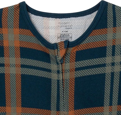 Modern Moments by Gerber unisex-baby Hacci Footless Pajamas