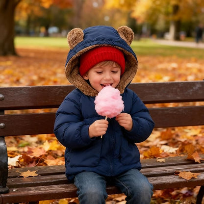 TUONROAD Baby Girls Coats for 6 Months-5 Years Toddlers Boy Winter Jacket Warm Bear Hooded Outdoor Coats Size 5