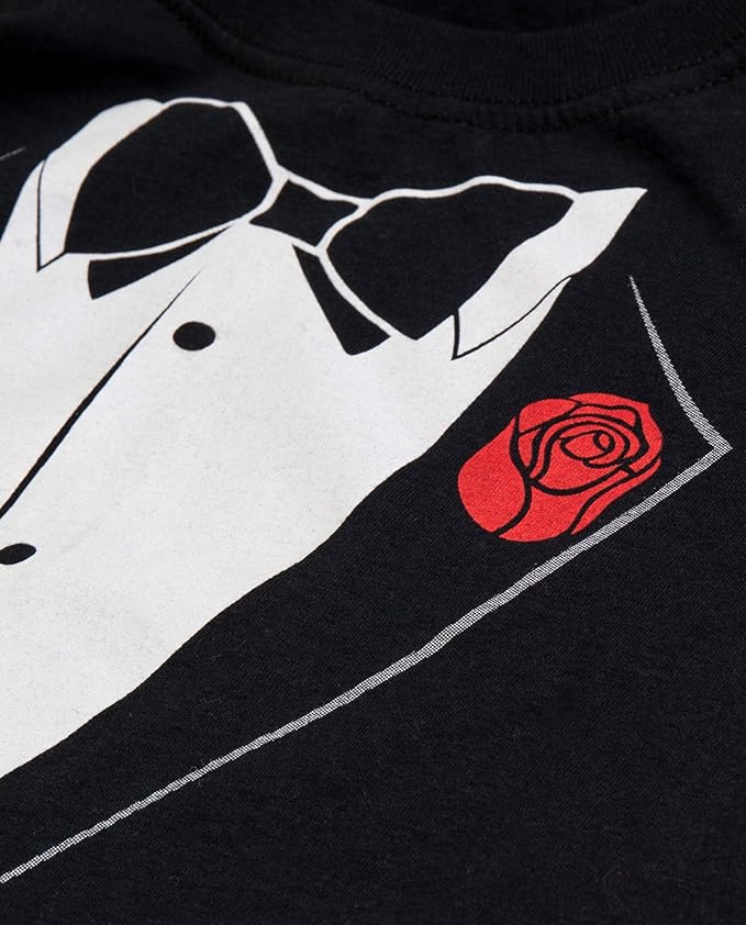 Ann Arbor T-shirt Co. Unisex Baby Tuxedo Funny Infant Humor One Piece