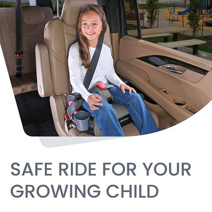 Britax Highpoint Backless Belt-Positioning Booster Seat, SafeWash Gray Ombre