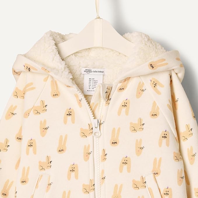 Amazon Essentials x Sofia Grainge Unisex Toddlers and Babies’ Zip Hoodie Sweatshirt