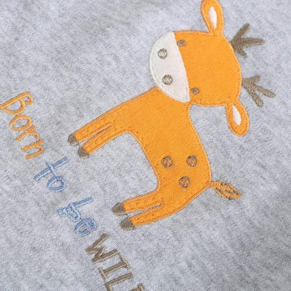 Newborn Baby Boy Girl Organic Cotton Bodysuit Long Sleeve Jumpsuit 3-Pack Outfits Clothes,0-24Months