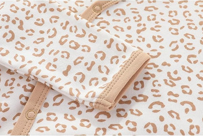 Unisex Baby Boy Girl Footies Rompers Cotton Long Sleeve 3 Pack Infant Jumpsuits 0-12Months Babies' Outfits