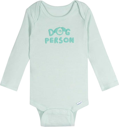 Onesies Brand, Unisex Baby, 6-Pack Long Sleeve Bodysuits