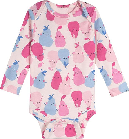 Onesies Brand, Unisex Baby, 6-Pack Long Sleeve Bodysuits