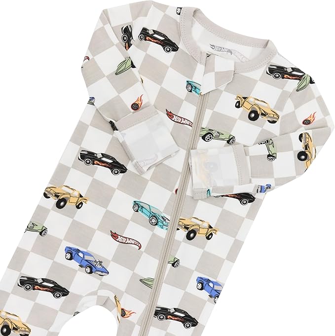 KYTE BABY Unisex Rayon Made From Bamboo Zippered Rompers 0-24 Months