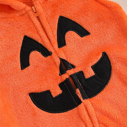 Baby Halloween Costumes Bee/Pumpkin/Ghost Costume Zipper Hooded Sleeveless Romper Stockings Infant Halloween Clothes