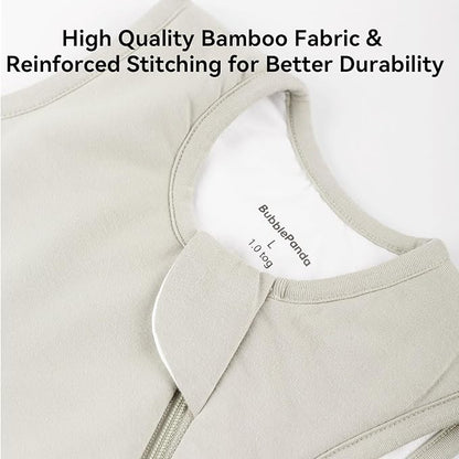 Rayon Made from Bamboo Sleep Sack 12-18 Months 1.0 Tog Ultra Soft Baby Wearable Blanket Toddler Sleep Sack for Babies Unisex Girl Boy 2-Way Zipper Baby Sleeping Bag Breathable Large