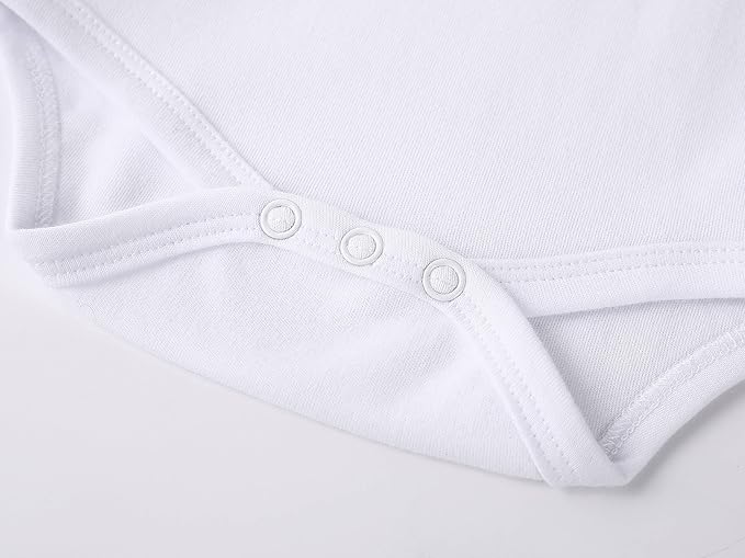 Cnins Funny Baby Bodysuit & Daddy Matching Cotton Outfit for Wild One 1st Birthday, Unisex Newborn Infant Clothes 0-24M