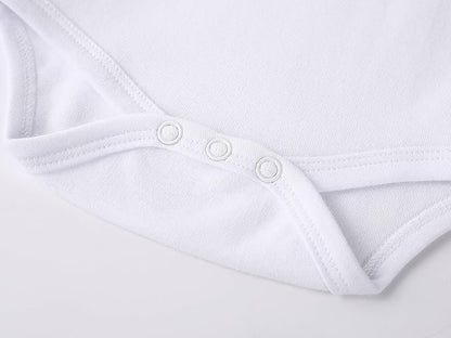 Cnins Funny Baby Bodysuit & Daddy Matching Cotton Outfit for Wild One 1st Birthday, Unisex Newborn Infant Clothes 0-24M