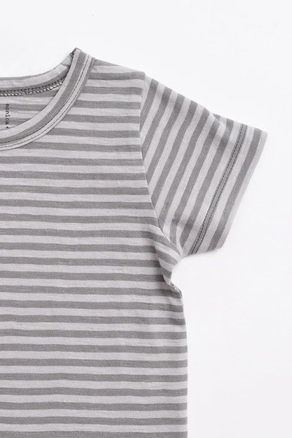 Monica + Andy Crewneck Tee, 100% Organic Cotton Clothes for Girls & Boys, Printed T-Shirt Sizes for Kids, Toddler & Baby