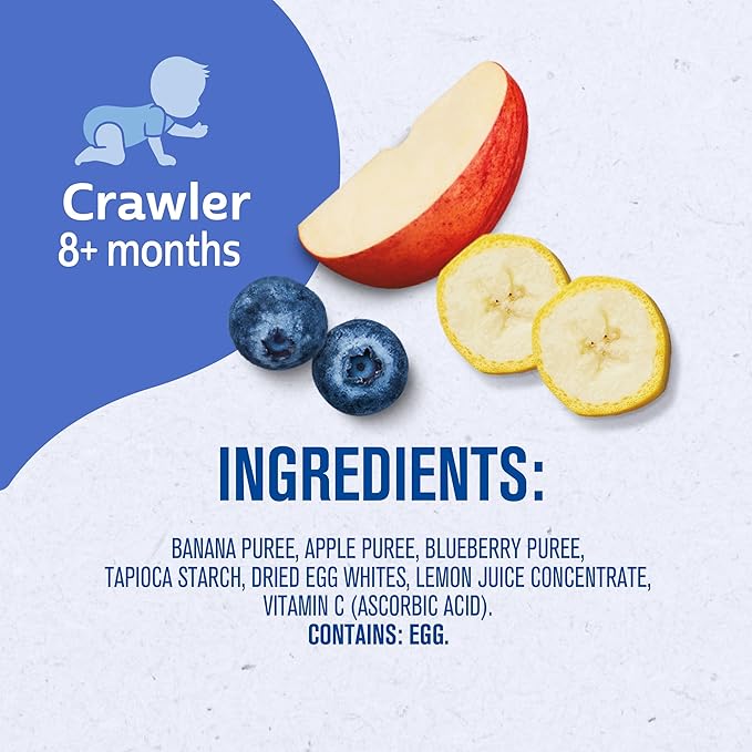 Gerber Natural for Baby Whipped Melts - Banana Apple Blueberry, 7Count