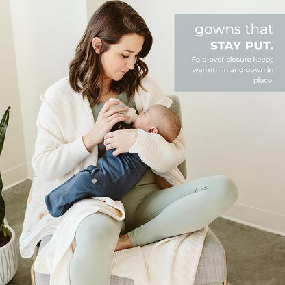 goumikids Viscose Made from Bamboo Organic Cotton Convertible Baby Gown