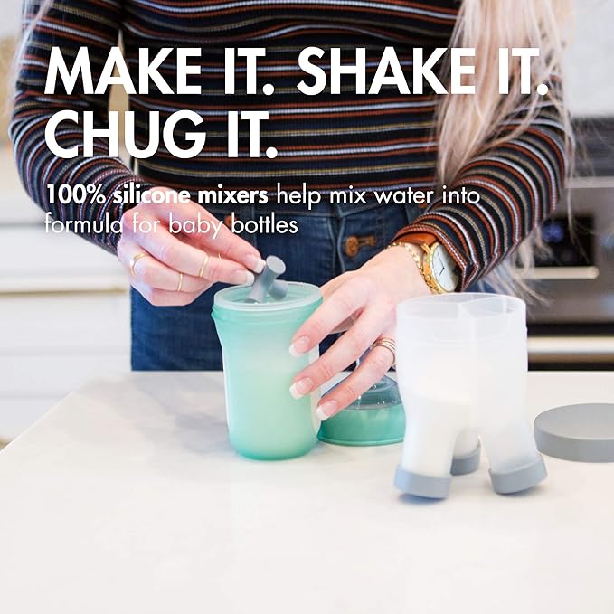 Boon® TRIPOD® Formula Container + MIX Silicone Formula Mixer