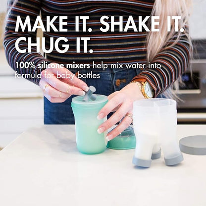 Boon® TRIPOD® Formula Container + MIX Silicone Formula Mixer