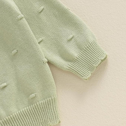 Baby Girl Cardigan Sweater Long Sleeve Button Up Knit Sweatshirt Jacket Toddler Baby Girl Fall Outfits