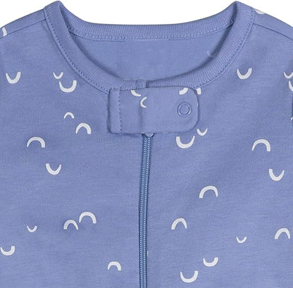 Onesies Brand baby-girls 4-pack Sleep 'N Play Footies Multi Pack