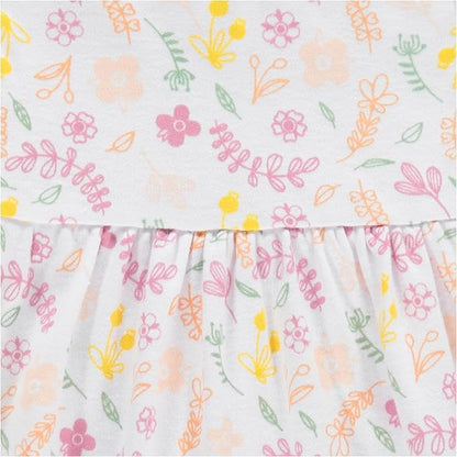 Cudlie 2-Pack Baby Girls’ Dresses – Adorable Prints and Everyday Value - 0-3M to 24M