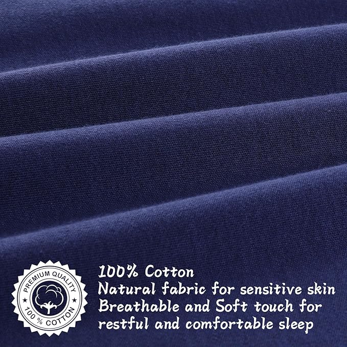 Looxii Baby Sleep Sack 0.5 TOG, 100% Cotton 3 Pack Wearable Blanket Baby Sleep Bag for Newborn Infant, 2-Way Zipper Lightweight Toddler Sleeping Sack 18-24 Months