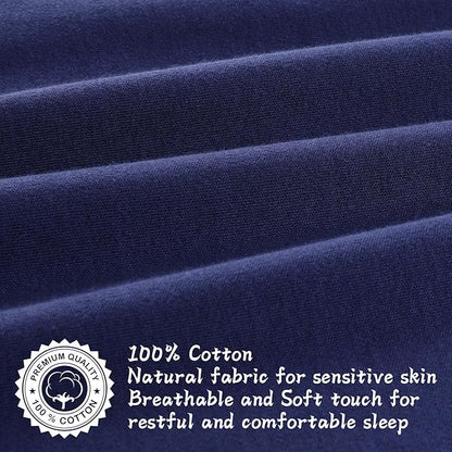 Looxii Baby Sleep Sack 0.5 TOG, 100% Cotton 3 Pack Wearable Blanket Baby Sleep Bag for Newborn Infant, 2-Way Zipper Lightweight Toddler Sleeping Sack 18-24 Months