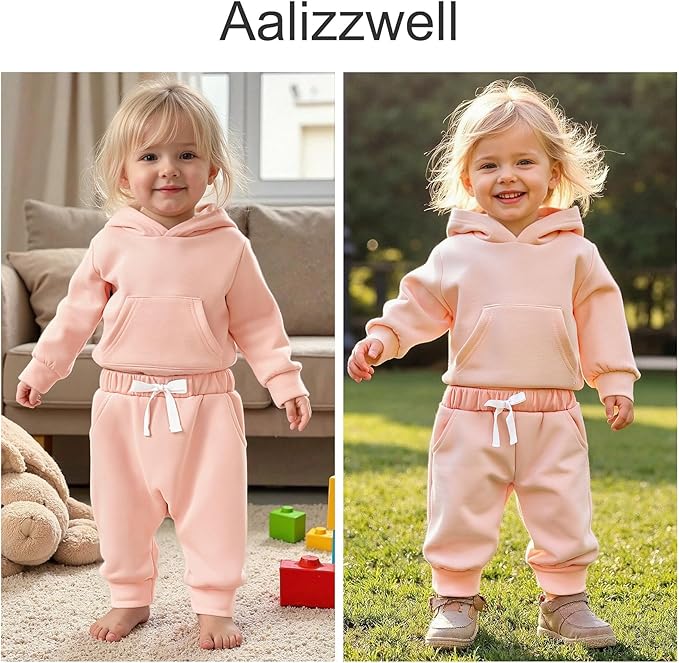 Aalizzwell Infant Baby Winter Hoodie Outfit