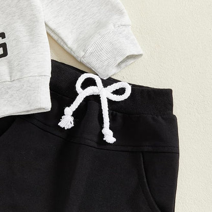 CIYCUIT Toddler Baby Boy Clothes Long Sleeve Sweatshirt Pants Set Fall Winter Outfits