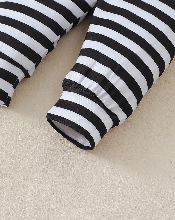 Baby Boy Clothes Infant Newborn Fall Winter Outfits Long Sleeve Letter Print Romper + Hat + Pants Set