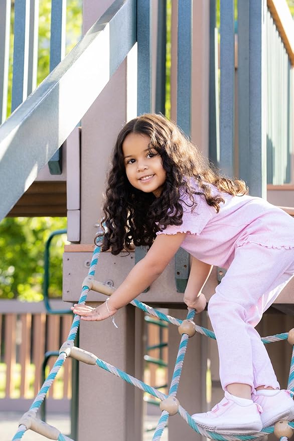 Monica + Andy Crewneck Tee, 100% Organic Cotton Clothes for Girls & Boys, Printed T-Shirt Sizes for Kids, Toddler & Baby