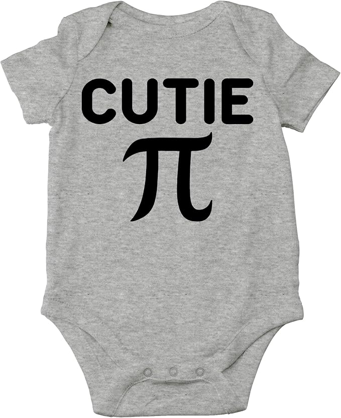 AW Fashions Cutie Pie Baby Bodysuit Cute Sweet Outfit Boys Girls Newborn Romper Infants Announcement