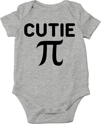 AW Fashions Cutie Pie Baby Bodysuit Cute Sweet Outfit Boys Girls Newborn Romper Infants Announcement