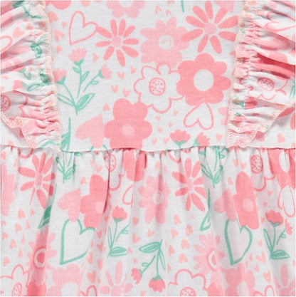 Cudlie 2-Pack Baby Girls’ Dresses – Adorable Prints and Everyday Value - 0-3M to 24M