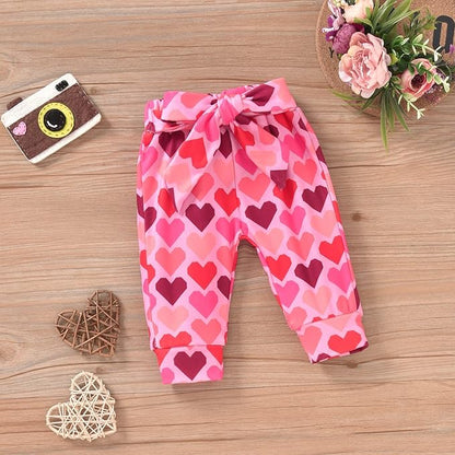 Aalizzwell Preemie Newborn Infant Baby Girls Clothes Ribbed Romper Bodysuit Pants Set Fall Winter Outfits