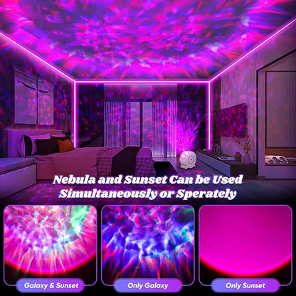 Galaxy Projector for Bedroom, Night Light with Remote Control and Timer, Galaxy Light Projector, Home Decor, Gifts for Adults, Teens, Christmas, Birthday