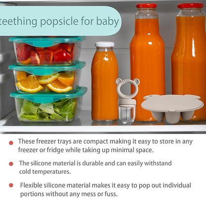 Frozen Breastmilk Teether & Forage Feeder Set Frozen Breastmilk Teether Tray
