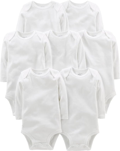 Simple Joys by Carter's Unisex Baby 7-pack Long Sleeve Bodysuit