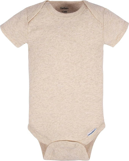 Gerber baby-girls 8-pack Short Sleeve Onesies Bodysuits