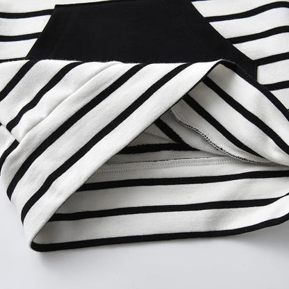 Toddler Infant Baby Boy Clothes Striped Long Sleeve Hoodie Tops Sweatsuit Pants Outfit Set