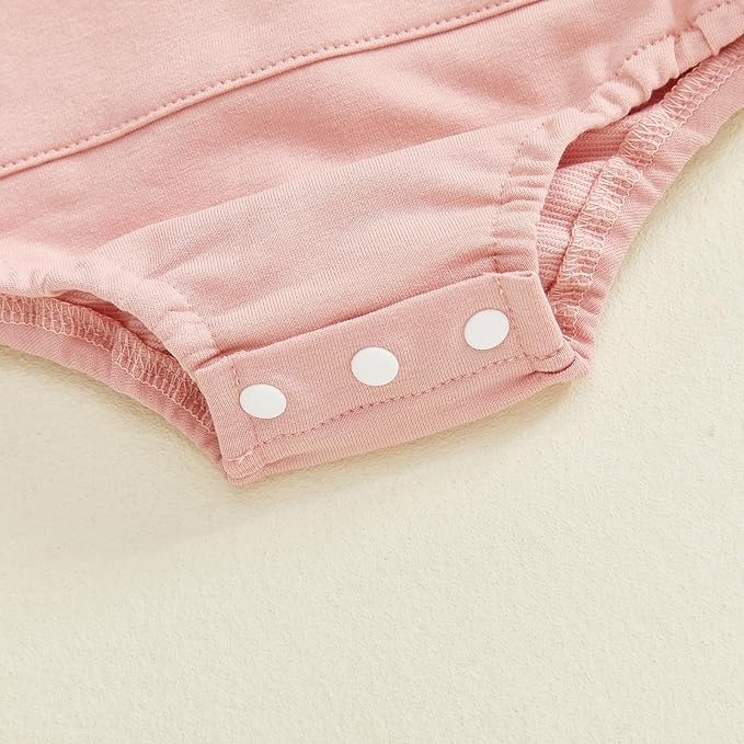 Thorn Tree Baby Boy Valentines Outfit Hooded Sweatshirt Bubble Romper Newborn Sweater Infant Onesie Hoodie