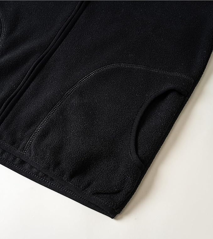 Toddler Fleece Jacket Kids Lightweight Outerwear Boys Girls Long Sleeve Fall Spring Coat 2-12 Years