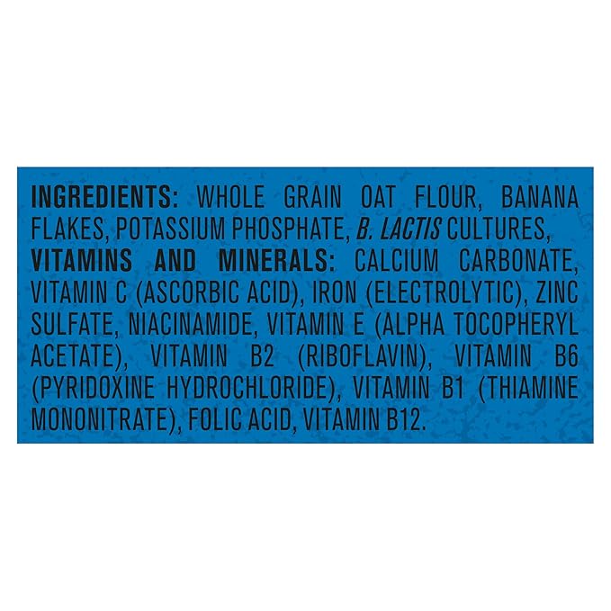Gerber Stage 2 Baby Food, Oatmeal Banana Cereal, Probiotics Support Healthy Digestion, Baby Oatmeal Cereal
