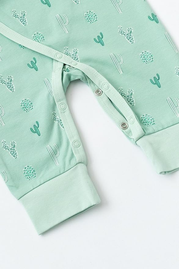 monica + andy Kimono Tie Long Sleeve One Piece, 100% Organic Baby Clothes for Girls & Boys, Preemie, Newborn & Infant